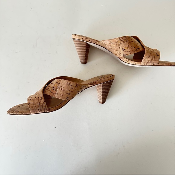 NEW Donald Pliner Aylla Cork Heeled Women's Sandals, Sz7M - Picture 7 of 14